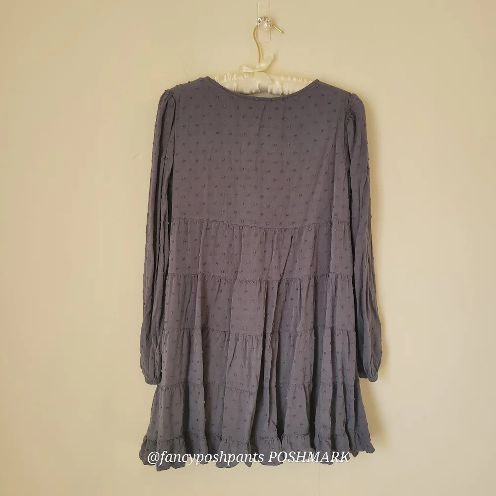 URBAN OUTFITTERS oversized comfy babydoll textured detail dress - Picture 7 of 16